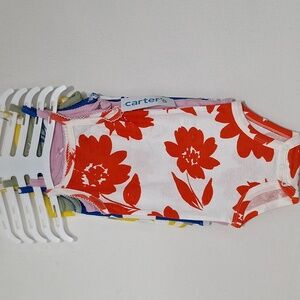 Carter's Baby Onesie Bodysuits 5 Piece Set Floral Baby Bodysuit Set